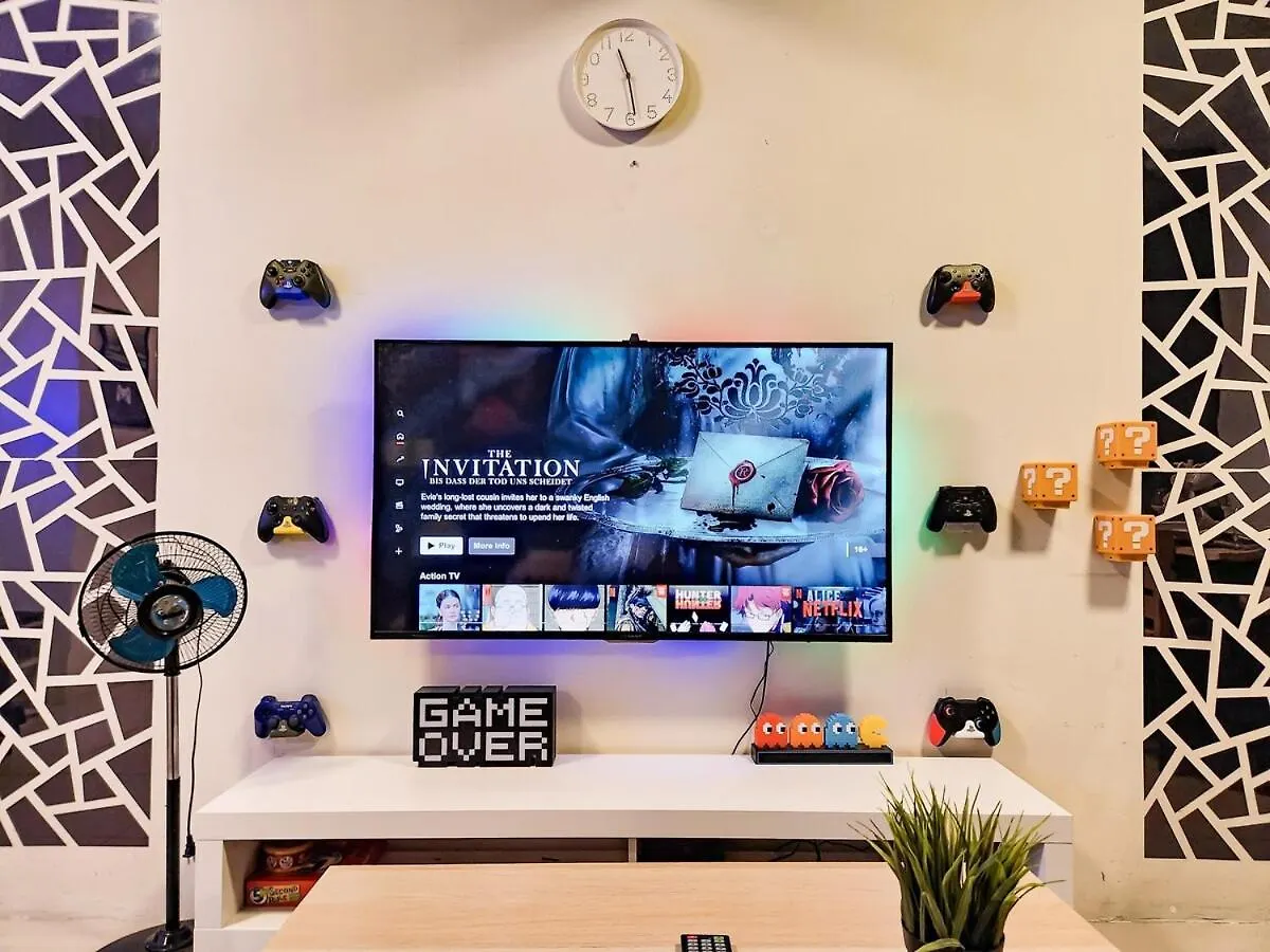 Gaming 2Br In Makati With City View Arcade Netflix Manila Apartment